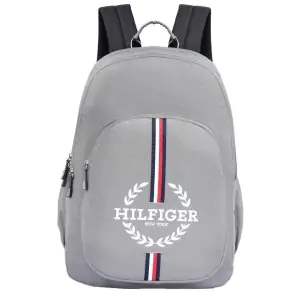 Tommy Hilfiger Unisex Manuel Granite Grey Black Backpack