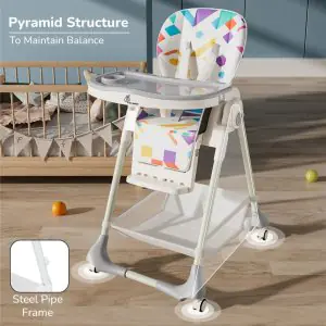 R for Rabbit Marshmallow Lite Baby Feeding High Chair HCMMAW1