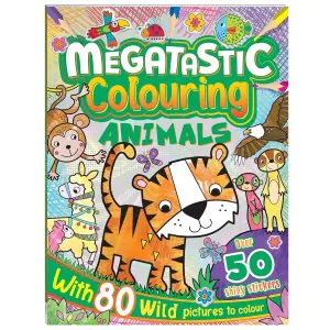 Bookoli Megatastic Animals Colouring Book