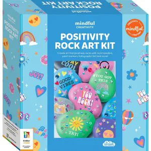 Hinkler Mindful Creativity Positivity Rock Art Kit