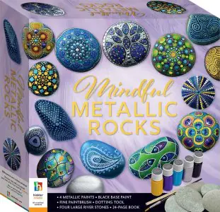 Hinkler Mindful Metallic Rocks