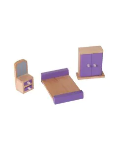 Hilife Wooden Miniature Bedroom Accessories