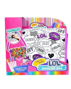 Mirada Color Your Own Lol Shoulder Bag