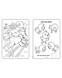 Dreamtivity My Big Book of Farmyard Friends to Color