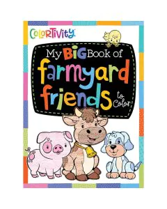 Dreamtivity My Big Book of Farmyard Friends to Color