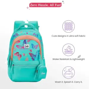 Genie Nectar 27L Teal School Backpack