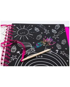 Bookoli Neon Scratch Art Dreamy Unicorns