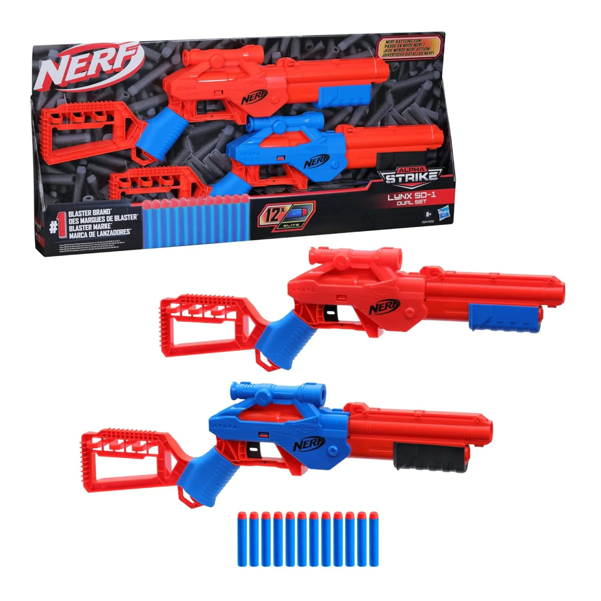 Nerf Alpha Strike Lynx SD-1 Dual Set Blaster - Best Gifts for Kids