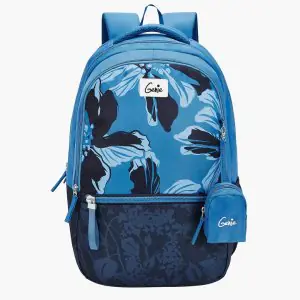Genie Noah 40L Navy Blue Laptop Backpack With Raincover