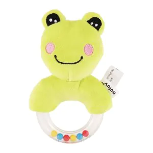 Nuluv Frog Ring Rattle Toy
