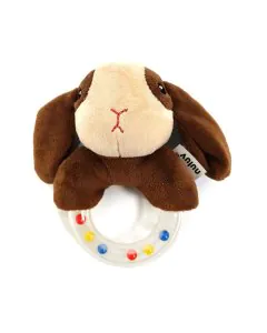 Nuluv Soft Toys Puppy Ring Rattle