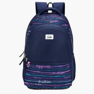 Genie Ocean 36L Navy Blue Laptop Backpack With Raincover