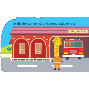 Om Wheel Book Fire Truck