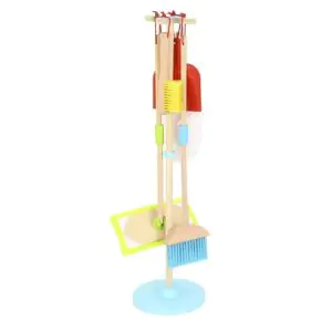 Open Ended Kids Wooden Cleaning Set