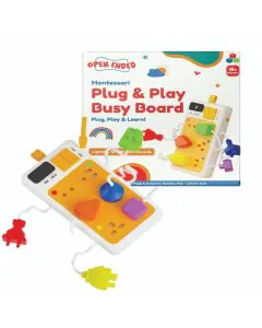 Open Ended Montessori Plug & Play Busy Board