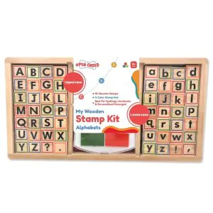 Open Ended My Wooden Stamp Kit - Alphabets