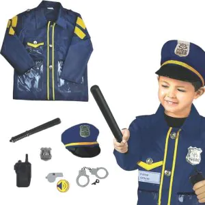 Open Ended Premium Costume Role PlaySet Policemen