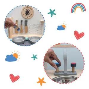 Open Ended Tiny Chef's First Wooden Kitchen