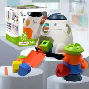 R for Rabbit Orapple Astro Multi-Functional Shape Sorter Toy