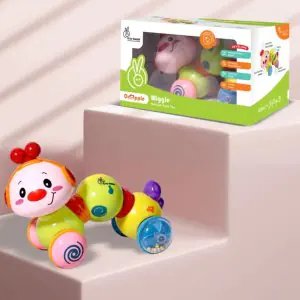 R for Rabbit Orapple Wiggle Colorful Musical Push Toy