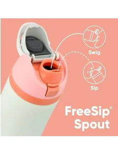 Owala FreeSip Stainless Steel Water Bottle, 19oz - Orange