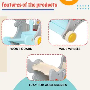 Playgro Puppy Sit On Ride-On Cum Rocker Toy YT-6015