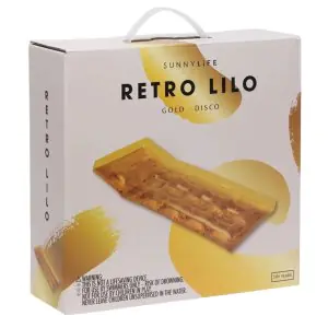 Sunny Life PVC Retro Lie-On Disco Gold S3LRLIGO