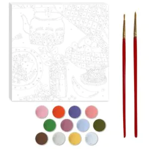 Hinkler Art Maker Paint By Numbers Foil Reflections Morning Tea