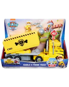 Paw Patrol Rubble Big Rig Vehicle With Collectible Action Figure