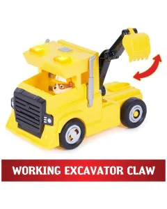 Paw Patrol Rubble Big Rig Vehicle With Collectible Action Figure