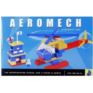 Peacock Aeromech Aircraft Set - 165 Interlocking Pieces