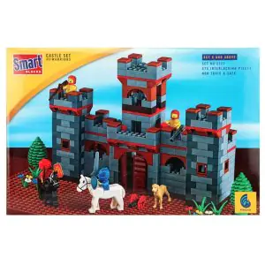 Peacock Castle Set With Warriors Smart Blocks (575 Pieces)