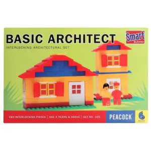 Peacock Smart Blocks Basic Architect - 180 Pieces
