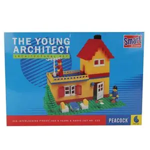 Peacock Smart Interlocking Blocks The Young Architect - 315 Pieces