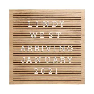 Pearhead Wooden Letterboard Set 83099