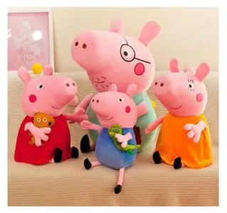 Hasbro Peppa Pig Family Combo Plush Set
