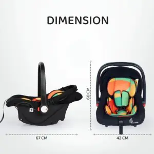 R for Rabbit Picaboo 4in1 Multipurpose Baby Carry Cot Cum Car Seat ICPBCF1