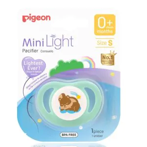 Pigeon Baby Soother S Size 0+ Minilight - Squirrel