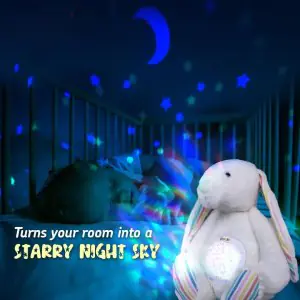Pinokio Dreamy Light Projector Bunny-White