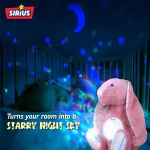 Pinokio Dreamy Light Projector Bunny-Pink