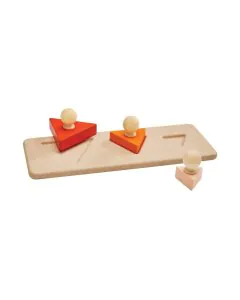 Funskool Plan Toys Wooden Triangle Matching Puzzle