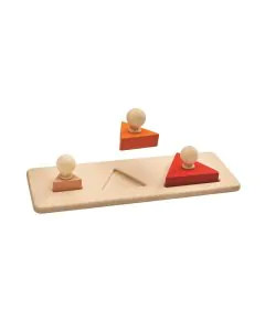 Funskool Plan Toys Wooden Triangle Matching Puzzle