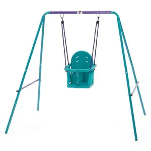 Plum 2in1 Swing Set with Adjustable Steel Frame