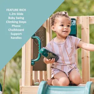 Plum Junior Activity Centre Swing and Slide Garden Play Set