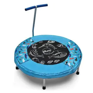 Plum Kids Jumping Bouncer Trampoline with Handle and Ocean Sounds