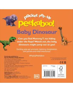 DK Pocket Pop-Up Peekaboo! Baby Dinosaur