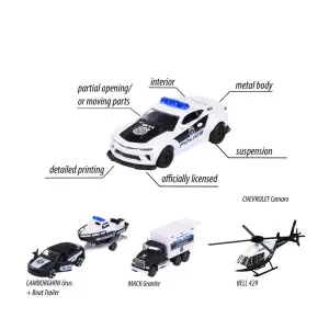 Majorette Police Force (5 Pieces)