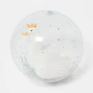 Sunny Life 3D Inflatable Beach Ball Princess Swan S413DBBM