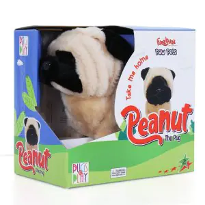 Pugs At Play Paw Pets Animal Toy Peanut The Pug