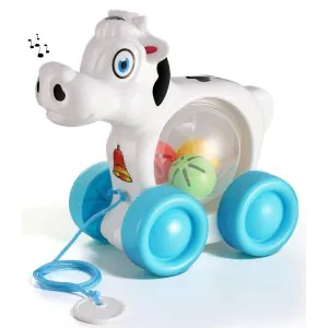 Kids & Jerry Pull Along Moo Moo Cow Toy